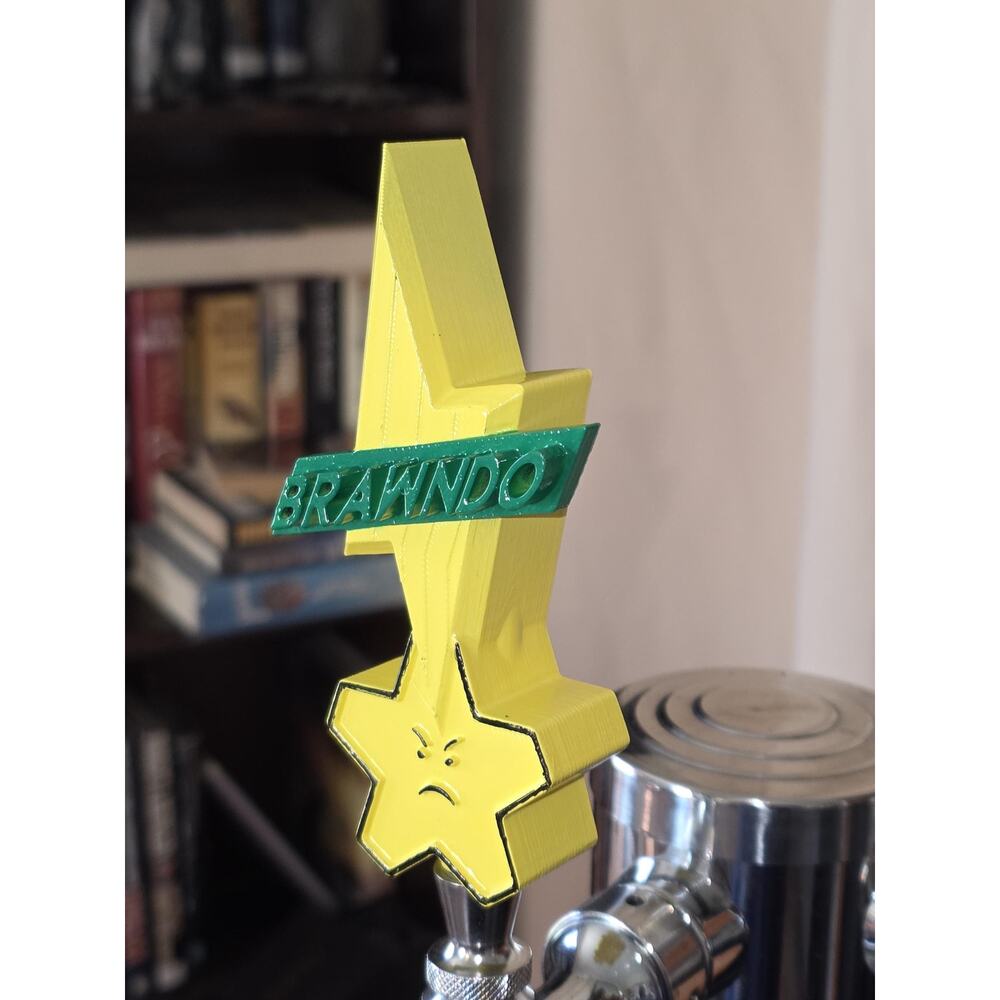Brawndo The Thirst Mutilator Tap Handle, 3D Printed